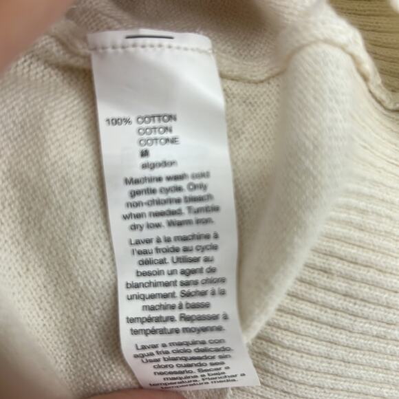 Gap Tres Cool Ivory Sweater Women's Tres Cool Small - Picture 4 of 4